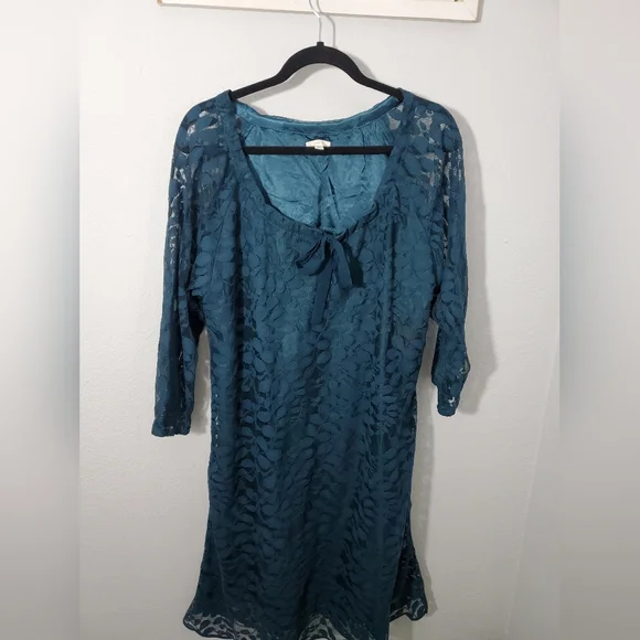 Garnet Hill | Dresses | Garnet Hill Black Boheme Lazy Lace Midi Dress |  Poshmark